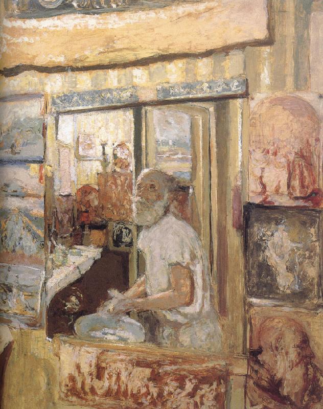 Edouard Vuillard In the mirror of herself oil painting image